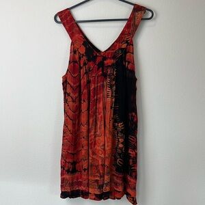 NEW Bohemian Red and Black Tank Top Size M/L